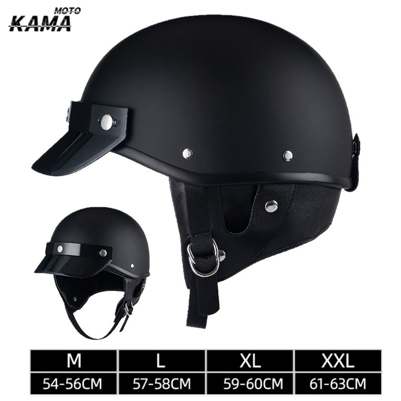 Motorcycle Gear Urban - Capacete Vintage Aberto – Leve com