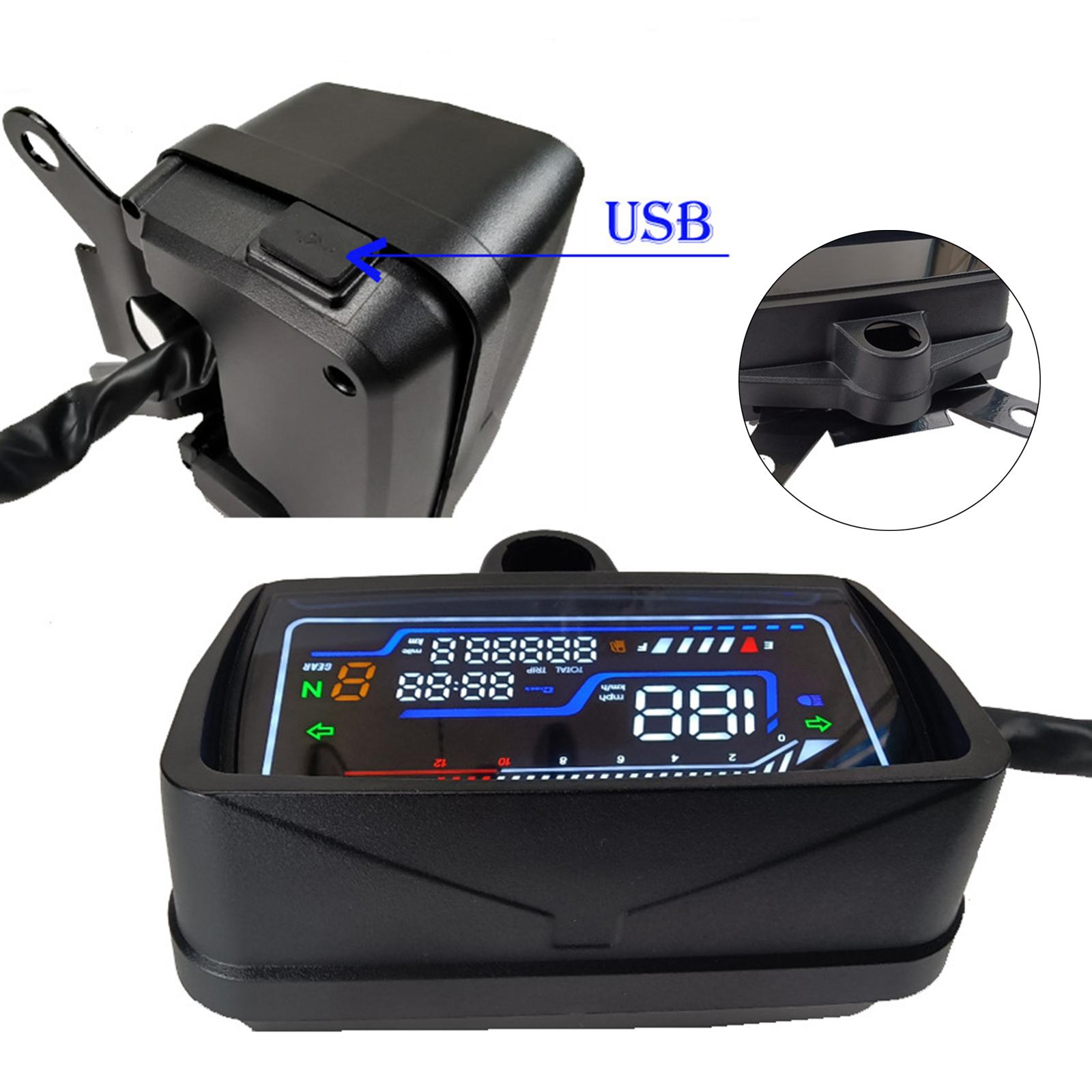Motorcycle Gear Urban - Painel Digital Multifuncional Antirreflexo para Motocicletas:
