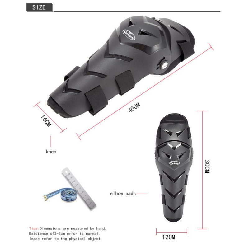 Protetores de Cotovelo e Joelh - Motorcycle Gear Urban avaliação e preço