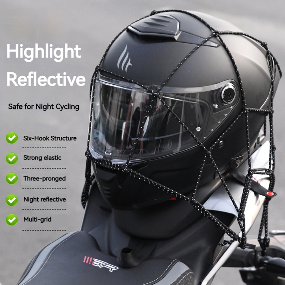 Rede de bagagem com 6 ganchos, - Motorcycle Gear Wardrobe avaliação e preço