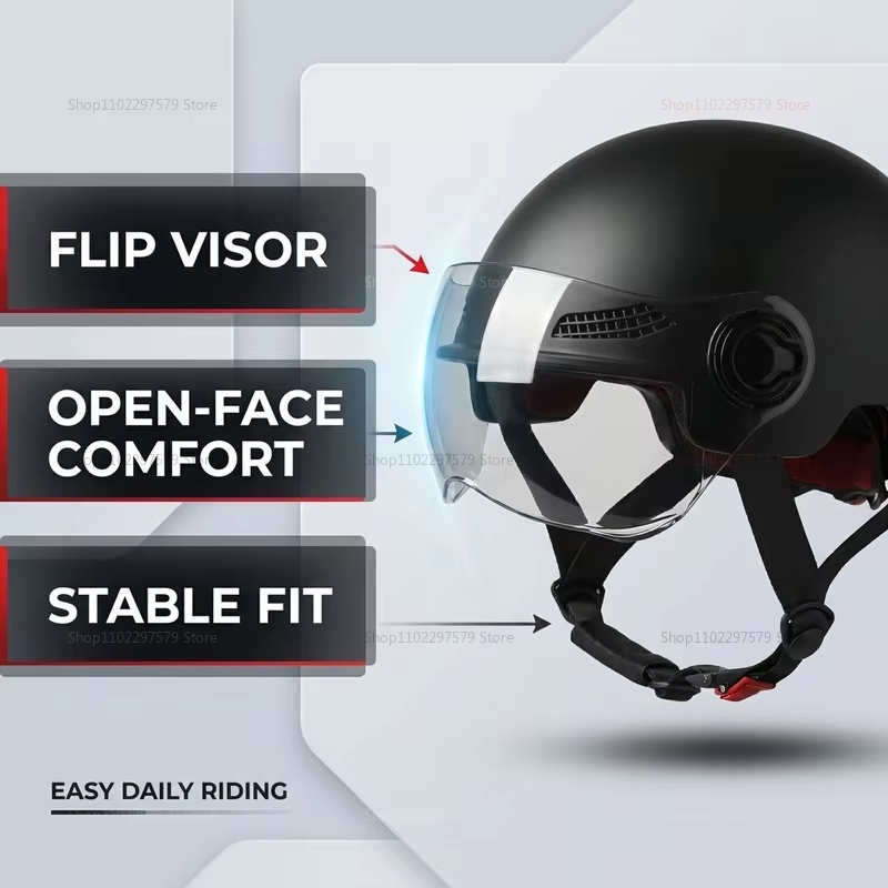 Capacete Elétrico Certificado  - Motorcycle Gear Urban avaliação e preço