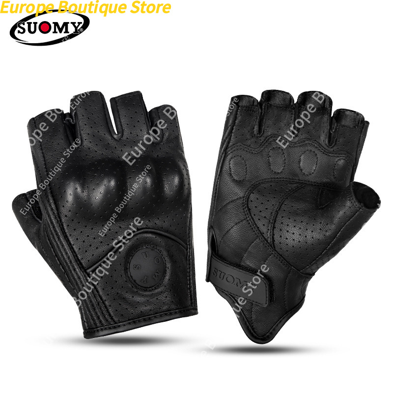 Luvas de motocicleta de meio d - Motorcycle Gear For Woman avaliação e preço