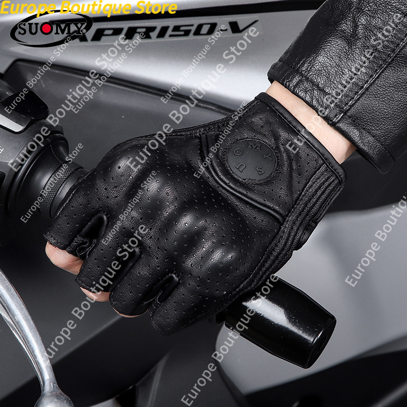 Luvas de motocicleta de meio d - Motorcycle Gear For Woman avaliação e preço
